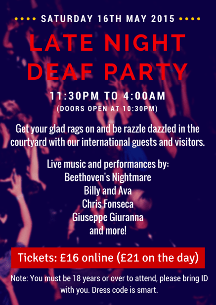 LATE NIGHT DEAF PARTY