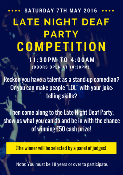 LATE NIGHT DEAF PARTY