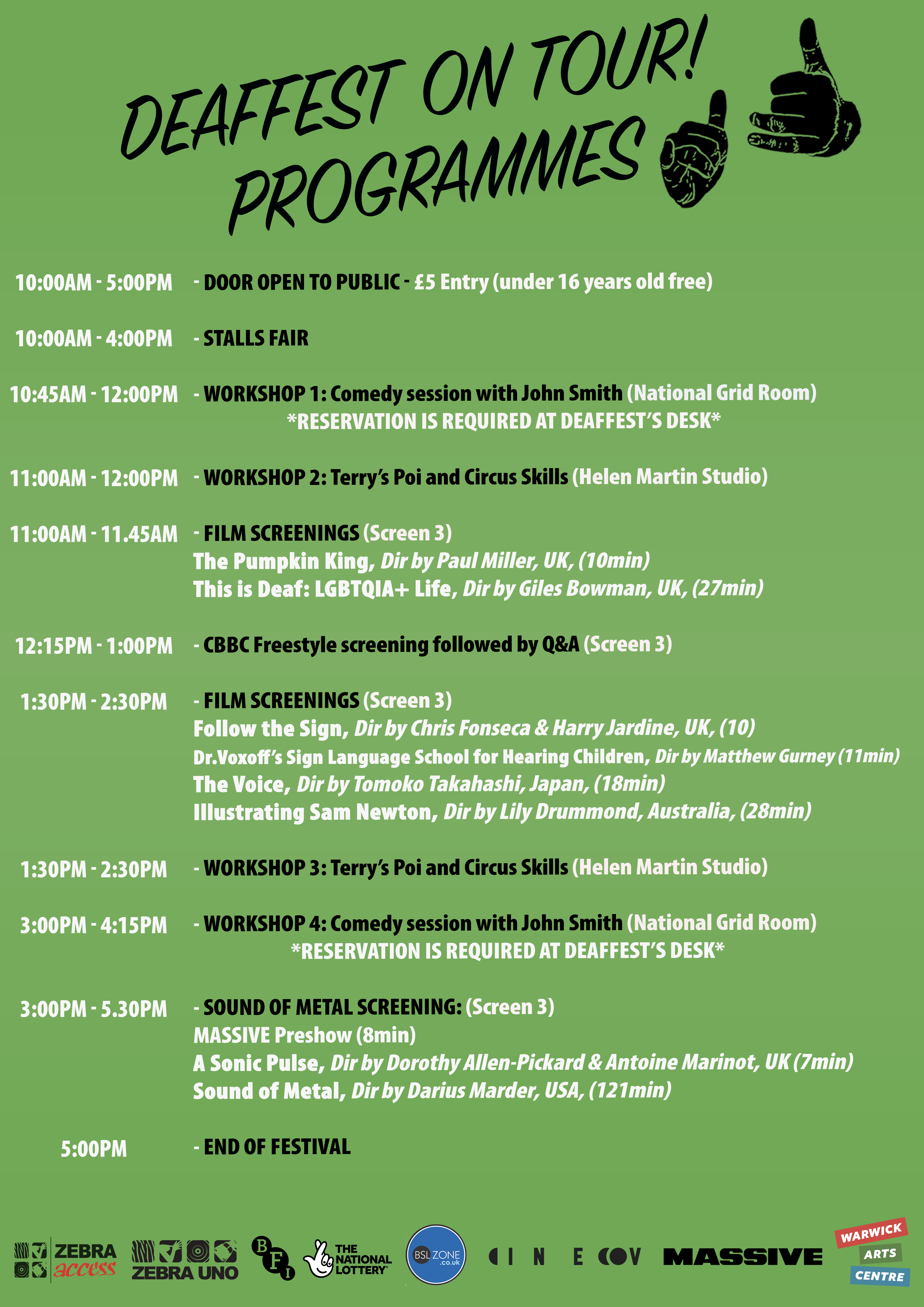 update Event programmer